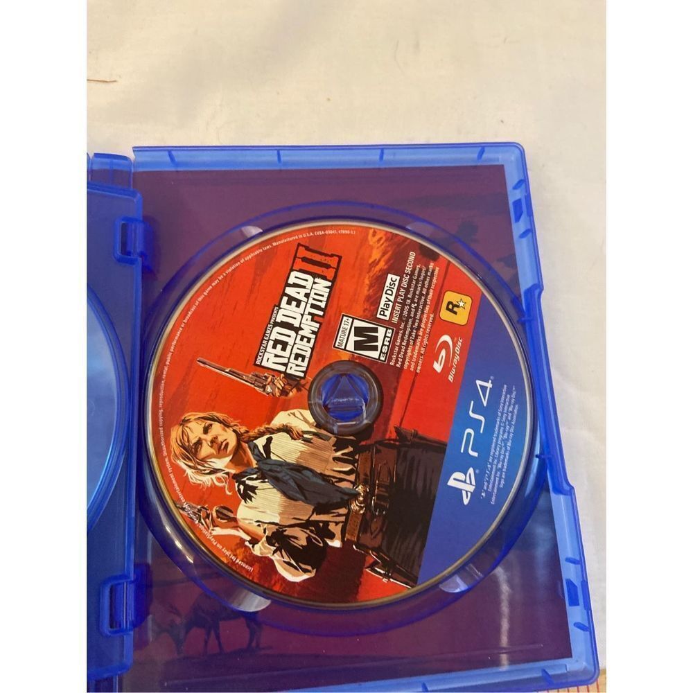 Red Dead Redemption II video game redemption and Instruction Book PS4 - Picture 4 of 5
